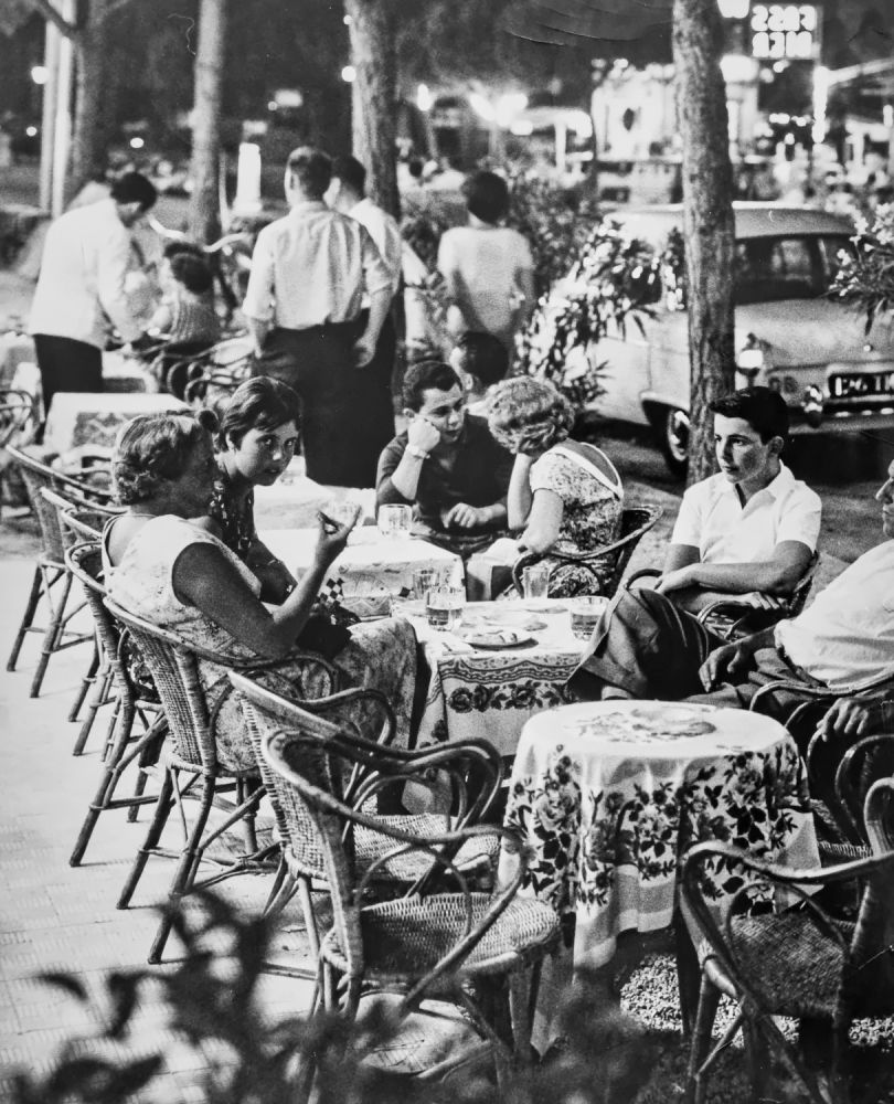 S-2822, Stefan Moses, "Flirtation and romance at the Italien seaside", vor 1965