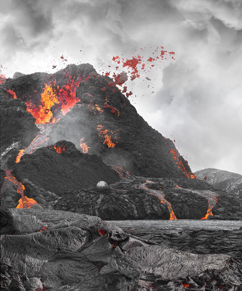 S-2898, Michael Najjar, "eruption", 2021