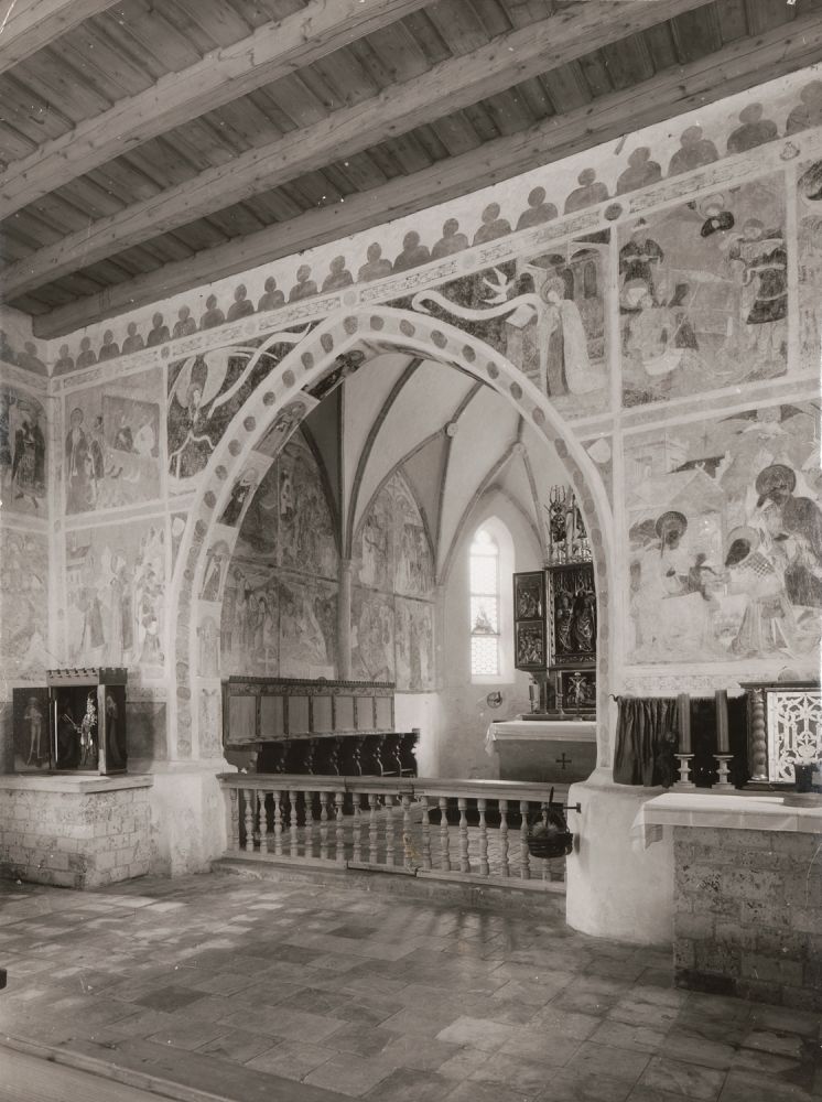 S-2956, Nikolai Molodovsky, "Streichenkirche, Schleching", 1961