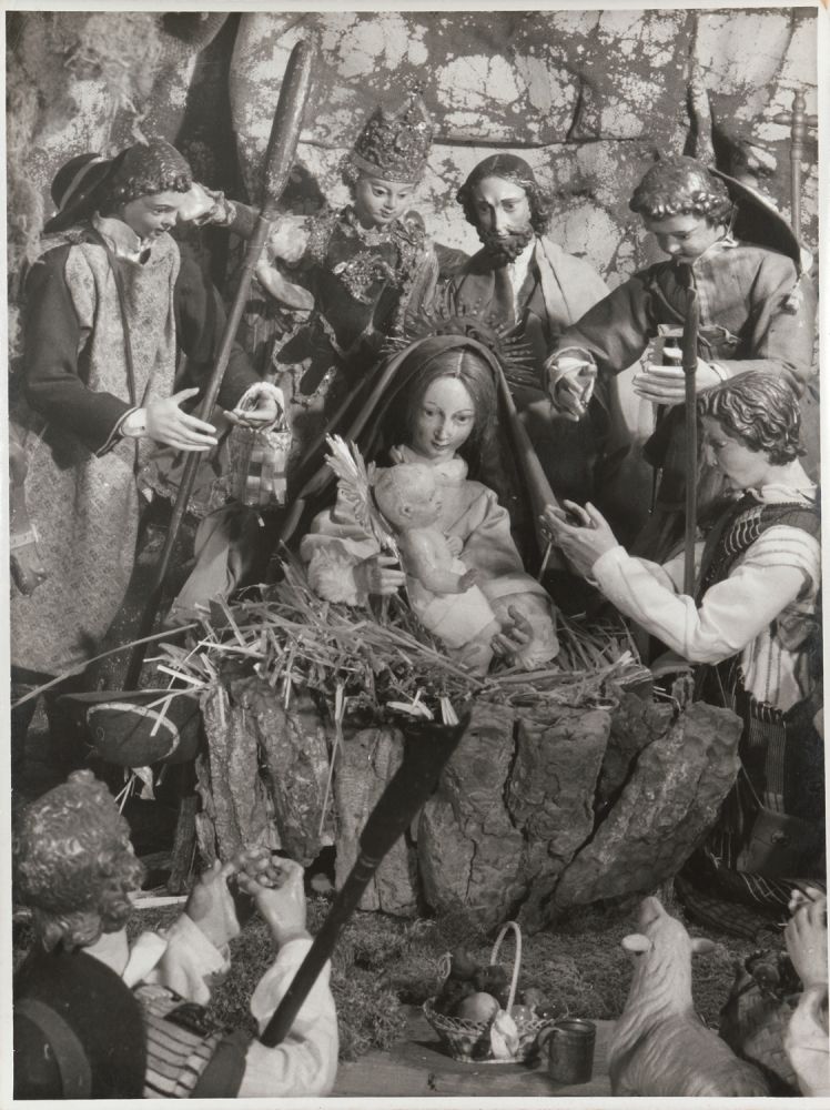 S-2966, Nikolai Molodovsky, "Krippe Kloster Frauenw&ouml;rth (Chiemsee)", 1959