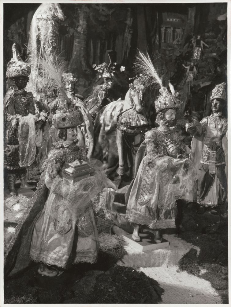 S-2974, Nikolai Molodovsky, "Ausschnitt &ndash; Krippe Kloster Frauenw&ouml;rth (Chiemsee)", 1959